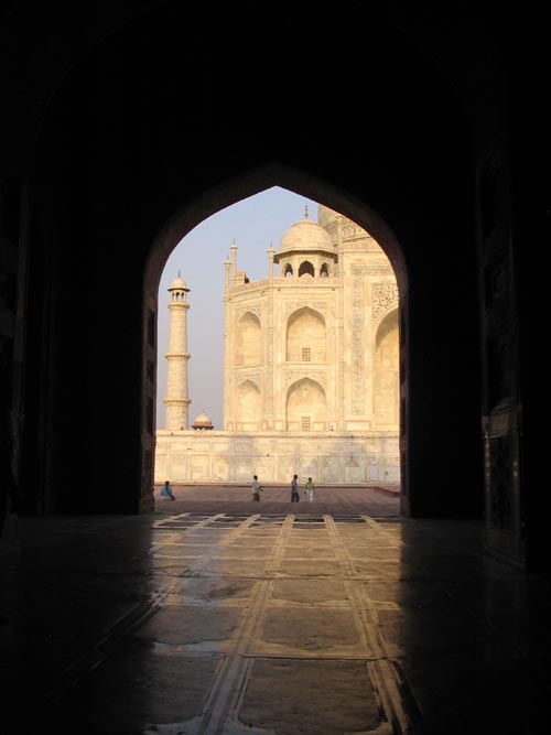 Taj Mahal From Mosque, Agra, Uttar Pradesh, India
