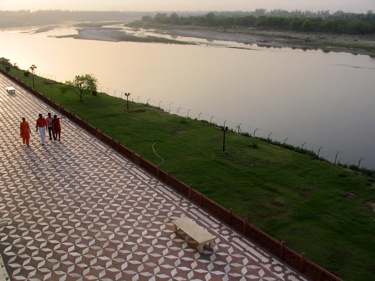 Yamuna River From Taj Mahal Plinth, Agra, Uttar Pradesh, India