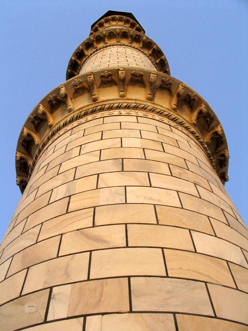 Minaret, Taj Mahal Plinth, Agra, Uttar Pradesh, India