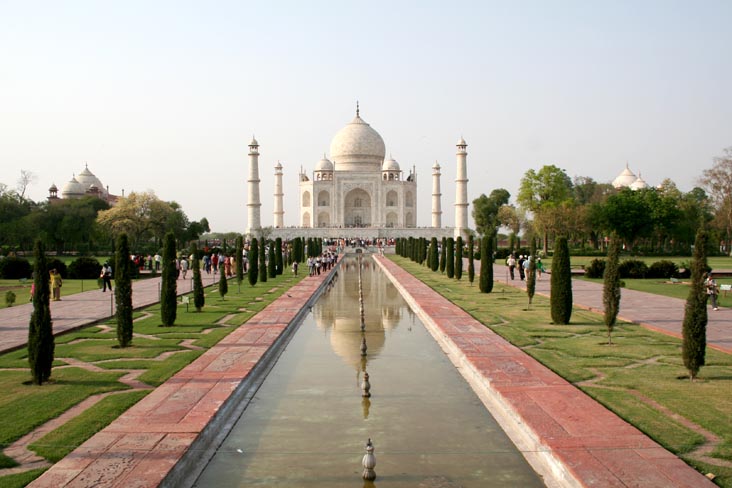 Taj Mahal From Garden, Agra, Uttar Pradesh, India
