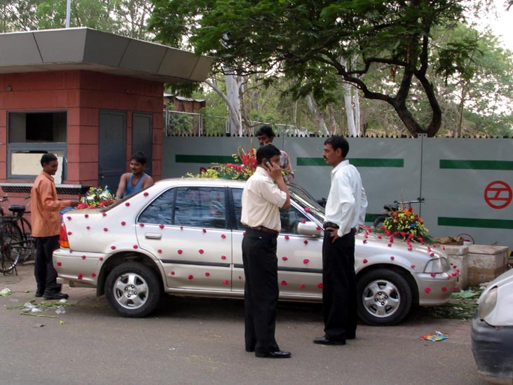 Car Decorated For Wedding, South Delhi, India