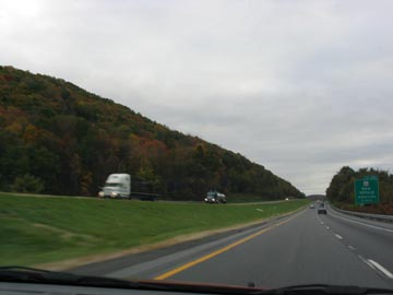 Interstate 81 near the New York-Pennsylvania Border