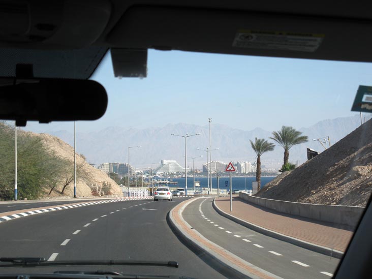 Driving Toward Eilat, Route 90, Eilat, Israel