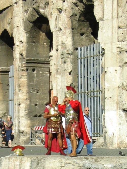 Gladiators, Colosseum (Colosseo), Rome, Lazio, Italy