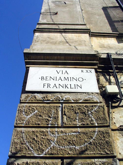 Via Beniamino Franklin, Testaccio, Rome, Lazio, Italy
