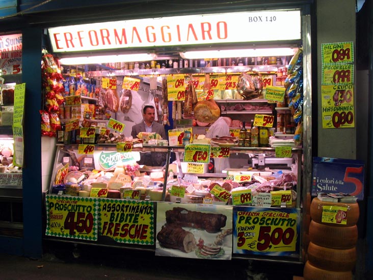 Formaggiaro, Box 140, Testaccio Market, Rome, Lazio, Italy