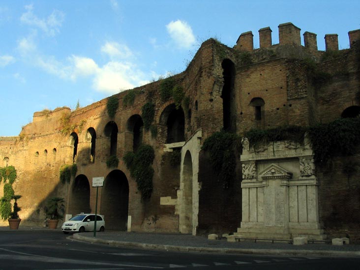 Aurelian Walls, Porta Pinciana, Rome, Lazio, Italy