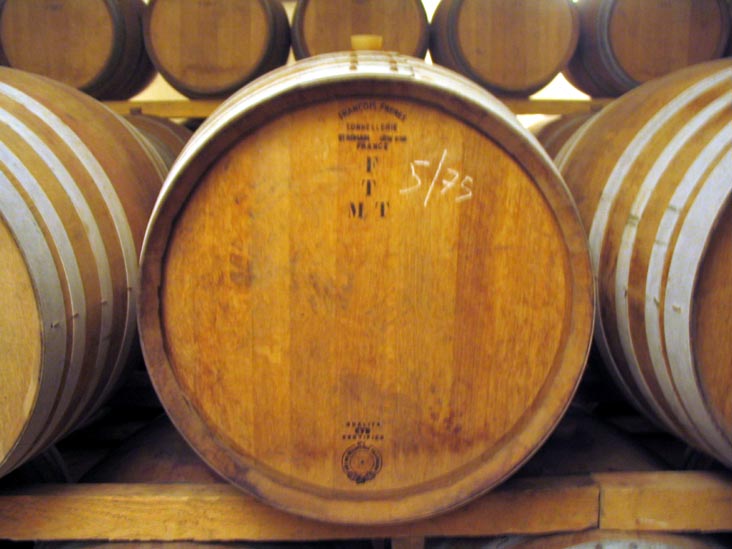 Barrel, Fontodi, Panzano in Chianti, Tuscany, Italy