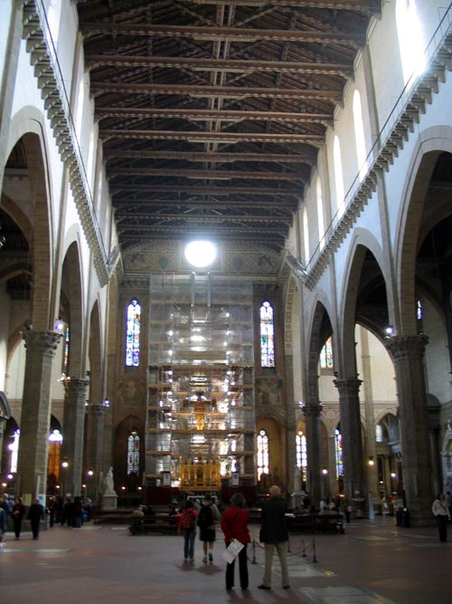 Basilica di Santa Croce, Piazza Santa Croce, Florence, Tuscany, Italy