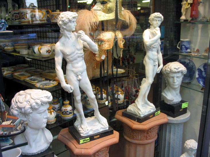 David Statuettes, Florence, Tuscany, Italy