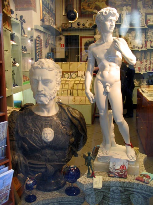 David Statuettes, Florence, Tuscany, Italy