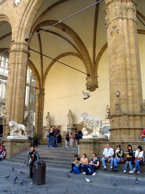 Loggia dei Lanzi, Piazza della Signoria, Florence, Tuscany, Italy