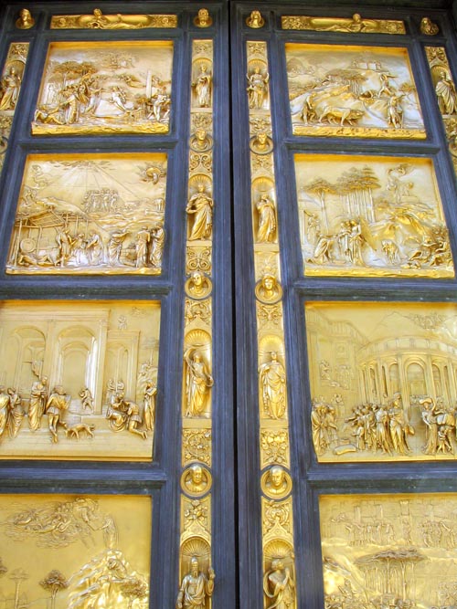 Gates of Paradise, Baptistery, Piazza Del Duomo, Florence, Tuscany, Italy