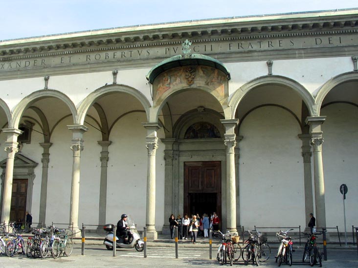 Basilica della SS Annunziata, Piazza della Santissima Annunziata, Florence, Tuscany, Italy