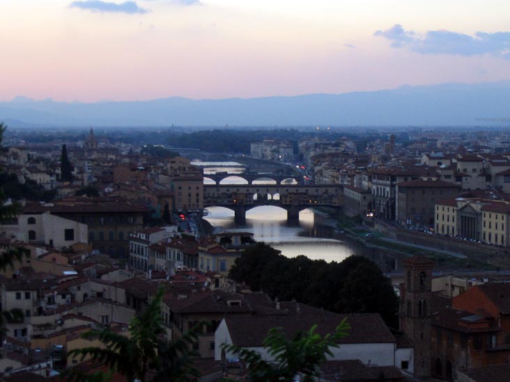 Arno River From Piazzale Michelangelo, Florence, Tuscany, Italy