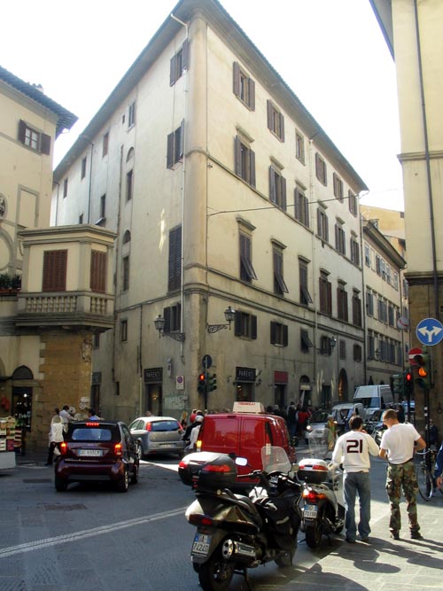 Via Maggio at Via dello Osprone, Oltrarno, Florence, Tuscany, Italy