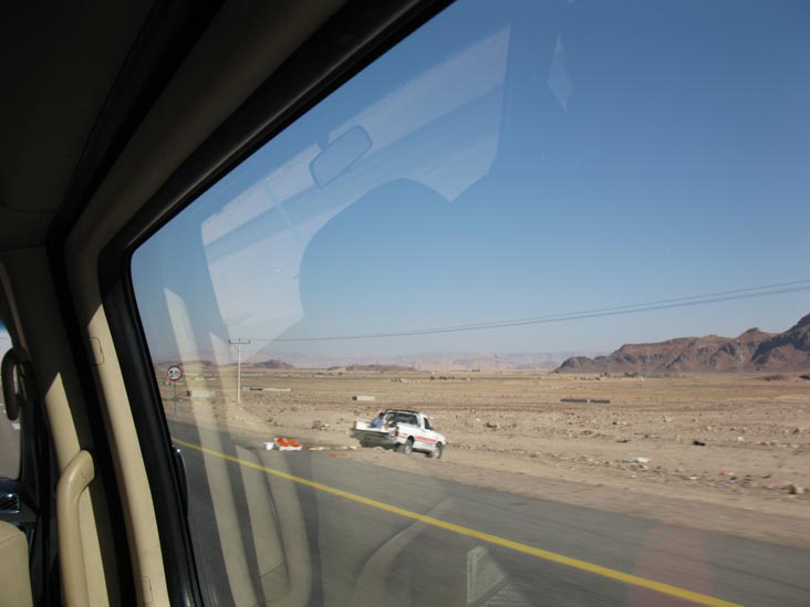 Desert Highway (Highway 15) Near Wadi Rum, Jordan
