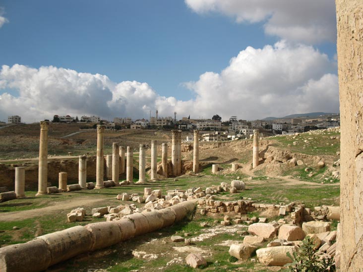 View From Temple of Artemis, Jerash, Jordan