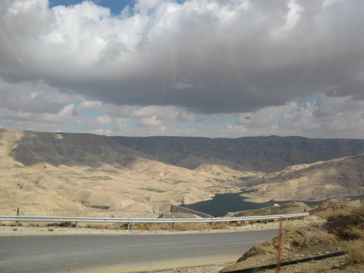 Dam and Reservoir From King's Highway, Wadi Mujib, Jordan