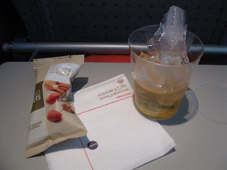 In-Flight Beverage Service, Royal Jordanian Airlines Flight 261 From Amman, Jordan To New York City-JFK, January 11, 2011