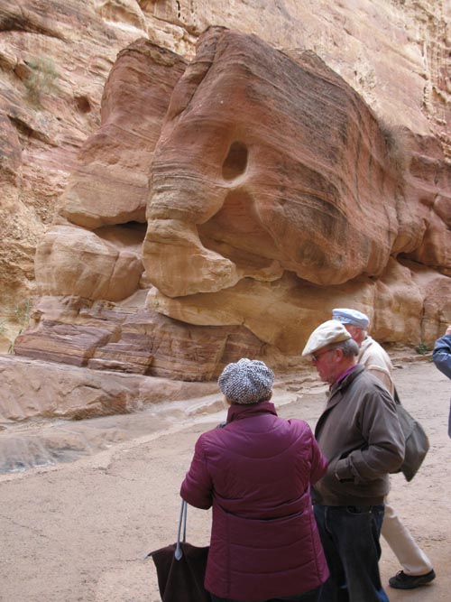 Elephant Rock, As-Siq, Petra, Wadi Musa, Jordan