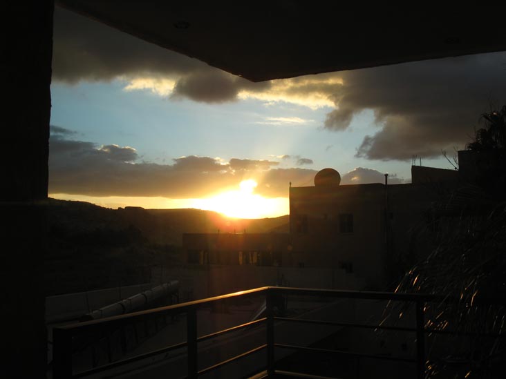 Sunset From Room 360 Balcony, Petra Palace Hotel, Wadi Musa, Jordan