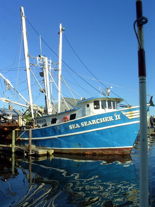 Sea Searcher II, Woodcleft Canal, Half Day Fluke Fishing, Capt Lou VII, Freeport, Long Island, New York