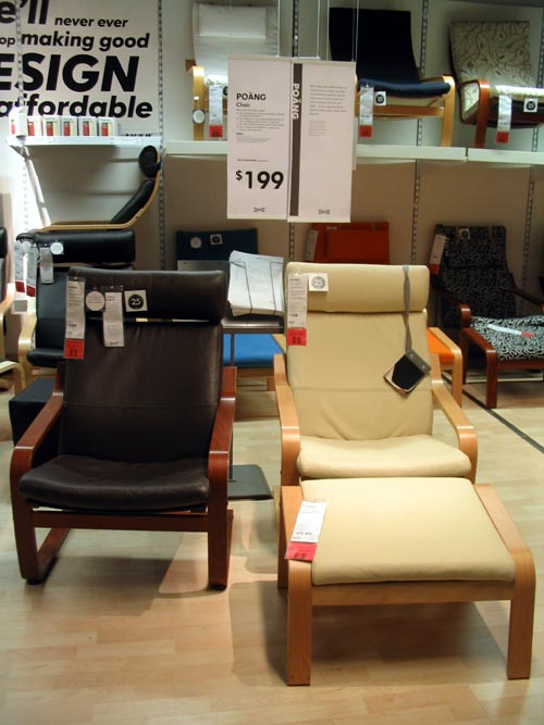 Poäng Chairs, IKEA, 1100 Broadway Mall, Hicksville, Long Island, New York