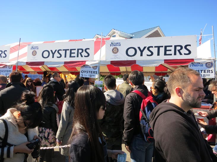 Oyster Booth, Oyster Festival, Oyster Bay, New York, October 13, 2012