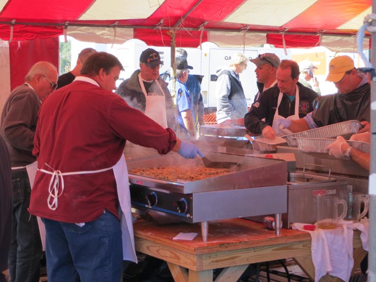 Mill River Rod & Gun Club Fried Oyster Booth, Oyster Festival, Oyster Bay, New York, October 13, 2012