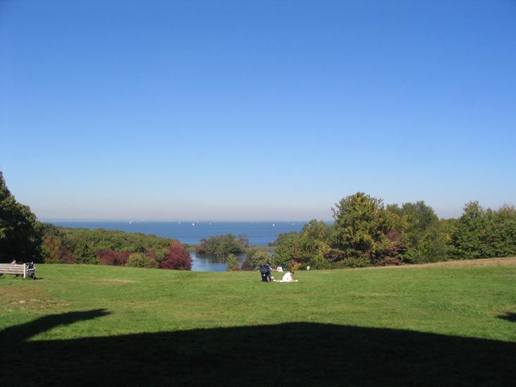 Long Island Sound From Marshall Field Main House, Caumsett State Historic Park, Lloyd Neck, Long Island, New York