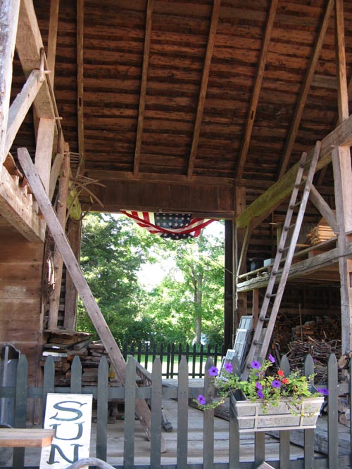 Barn, Croteaux Vineyards, 1450 South Harbor Road, Southold, New York, July 4, 2009