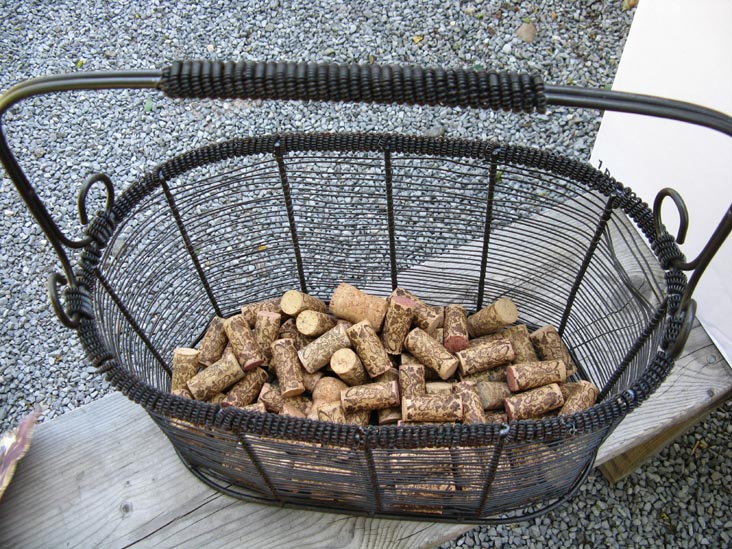 Corks, Croteaux Vineyards, 1450 South Harbor Road, Southold, New York, July 4, 2009