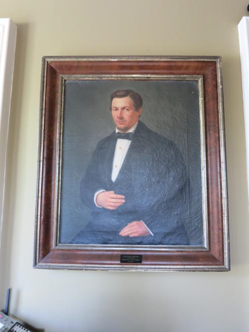 Jedediah Hawkins Portrait, Jedediah Hawkins Inn, 400 South Jamesport Avenue, Jamesport, New York, May 29, 2015