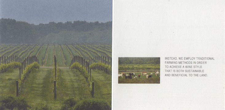 Brochure, Macari Vineyards, Mattituck, New York