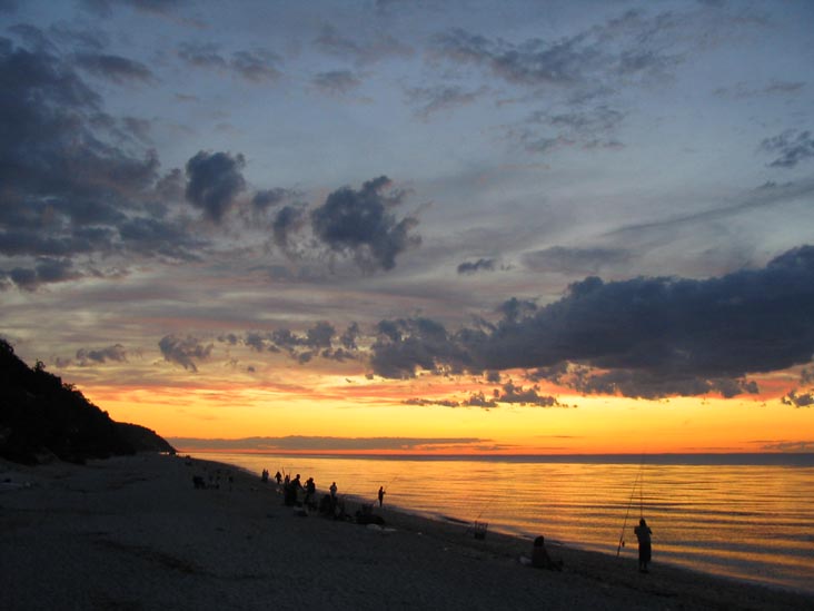 Sunset, Beach, Wildwood State Park, Wading River, Long Island, New York, July 21, 2007, 8:41 p.m.