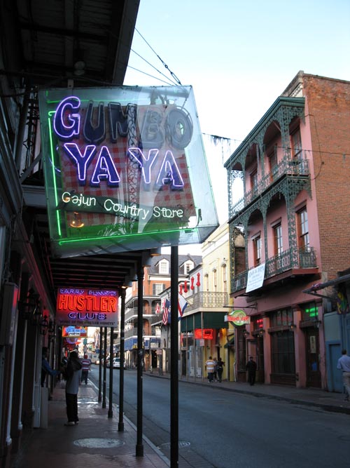 Bourbon Street Between Iberville Street and Bienville Street, French Quarter, New Orleans, Louisiana