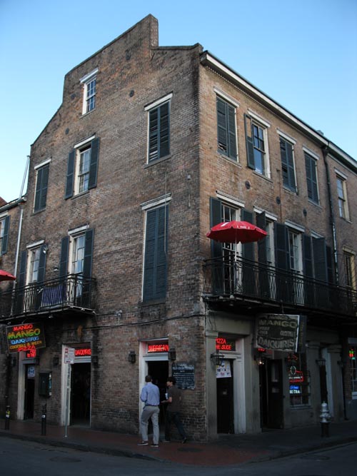 Bourbon Street at Conti Street, French Quarter, New Orleans, Louisiana