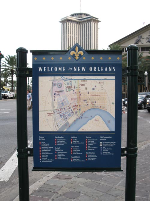 South Side of Canal Street at Peters Street, New Orleans, Louisiana