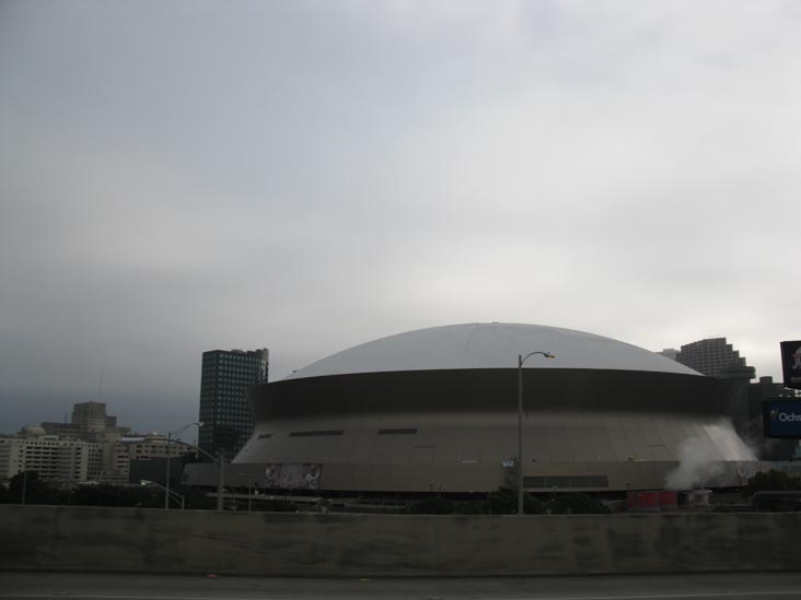 Louisiana Superdome, Pontchartrain Expressway, New Orleans, Louisiana