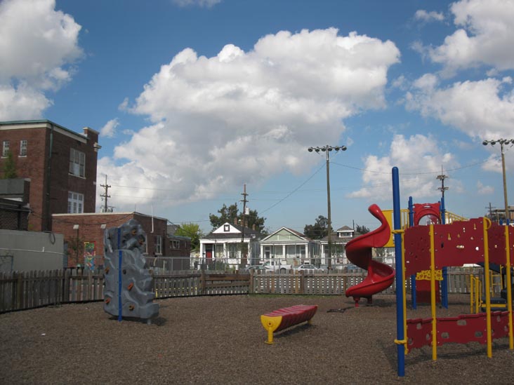 Playground, Samuel J. Green Charter School, 2319 Valence Street, New Orleans, Louisiana
