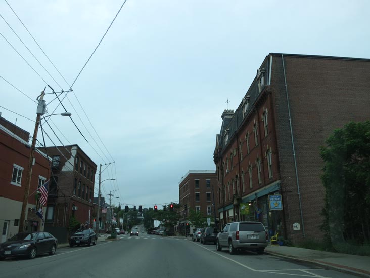 High Street Near Main Street, Belfast, Maine, July 1, 2013