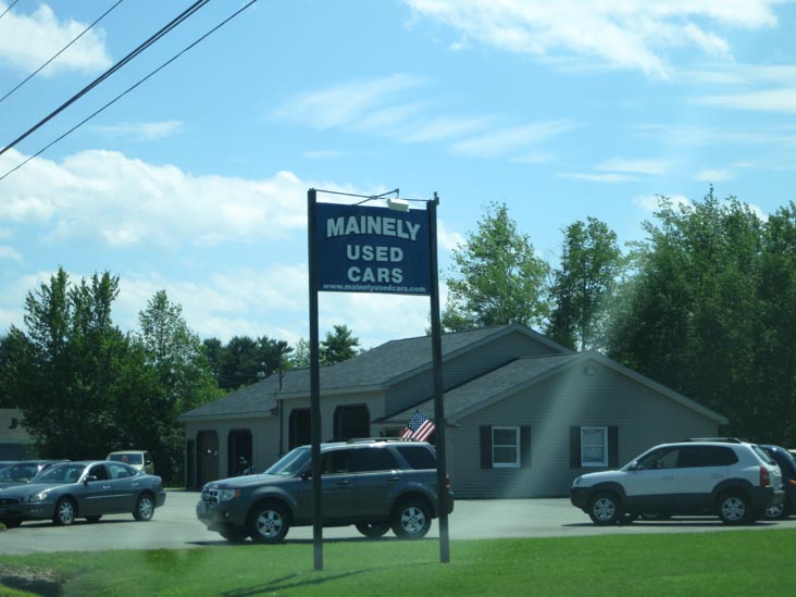 Mainely Used Cars, 237 Northport Avenue, Belfast, Maine, July 5, 2013