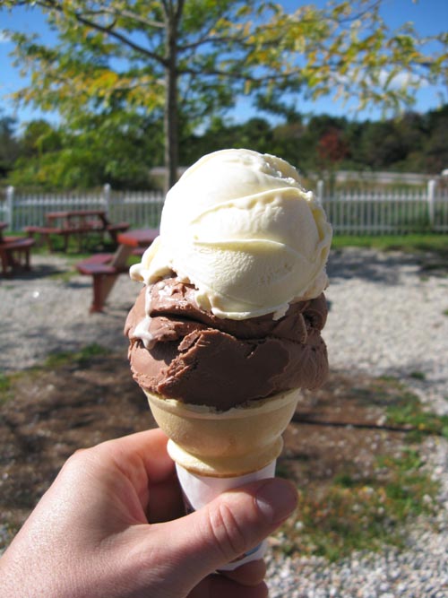 Vanilla and Chocolate Custard, Classic Custard, 150 US Route 1, Freeport, Maine