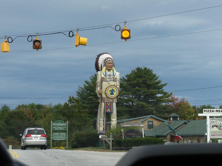 Freeport Big Indian, 117 US Route 1, Freeport, Maine, October 8, 2010