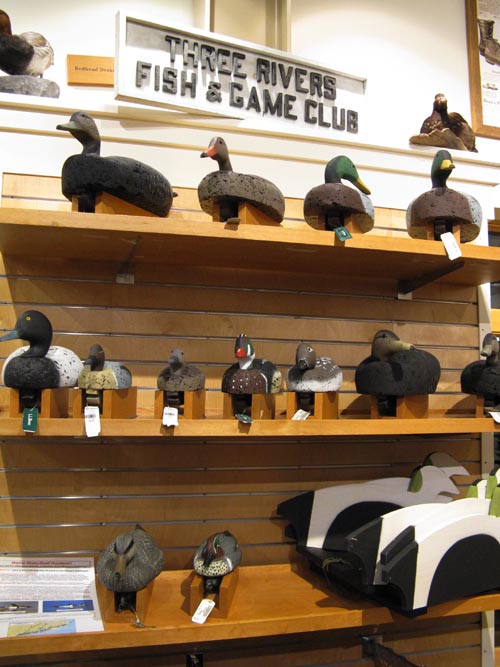 Duck and Drake Decoys, L.L. Bean Hunting & Fishing Store, 95 Main Street, Freeport, Maine
