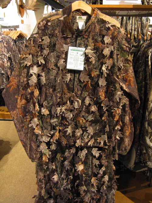 Underbrush Field Lite Leafy Camo Suit, L.L. Bean Hunting & Fishing Store, 95 Main Street, Freeport, Maine