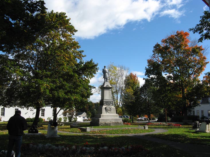 Freeport Civil War Monument, Memorial Park, Bow Street and Park Street, Freeport, Maine