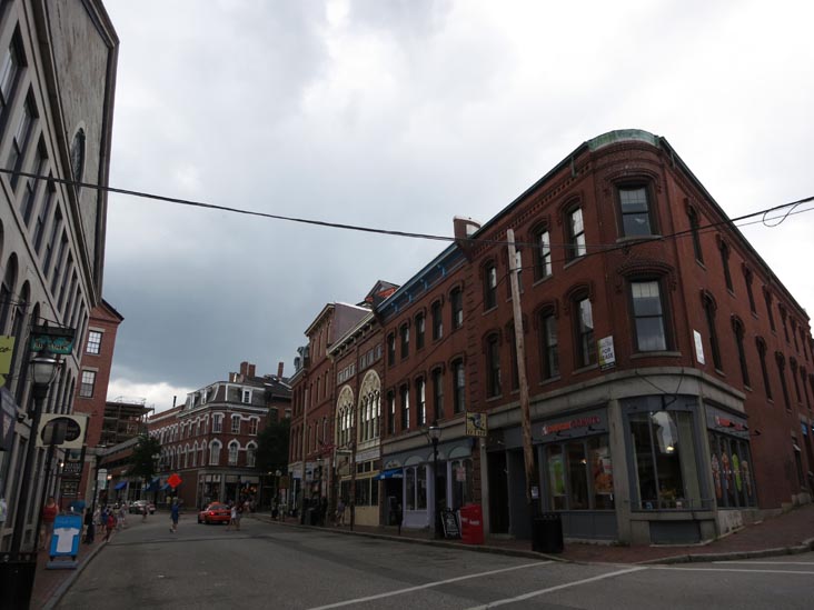 Fore Street at Market Street, Portland, Maine, July 6, 2013