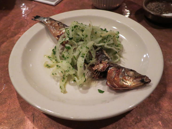 Grilled Fresh Sardine with Marinated Fennel, Street and Co., 33 Wharf Street, Portland, Maine, June 30, 2013